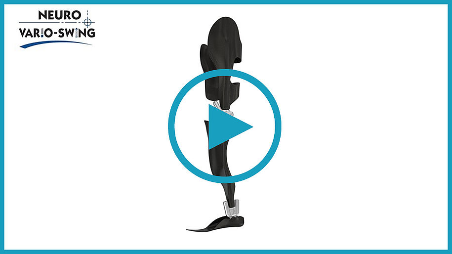 Video describing the adjustment of the knee flexion angle with infinitely adjustable extension stop via the extension adjustment screw and the orthosis' allignment. Fine adjustment of the yielding in the extension is possible via exchangeable spring units with adjustable spring force. The function of an orthosis can be changed by replacing the functional unit.